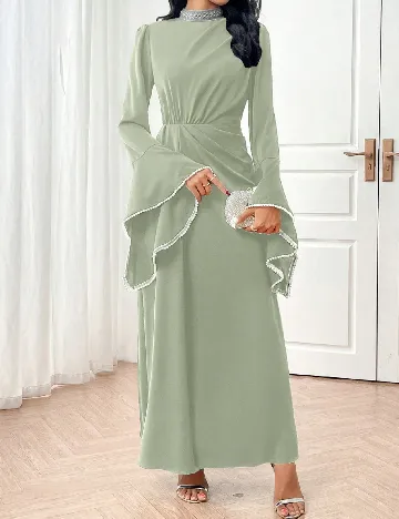 Rochie lunga SHEIN, verde