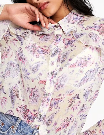 Camasa River Island, mix culori