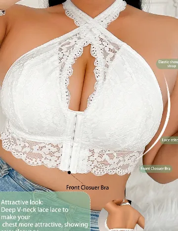 Sutien SHEIN CURVE, alb