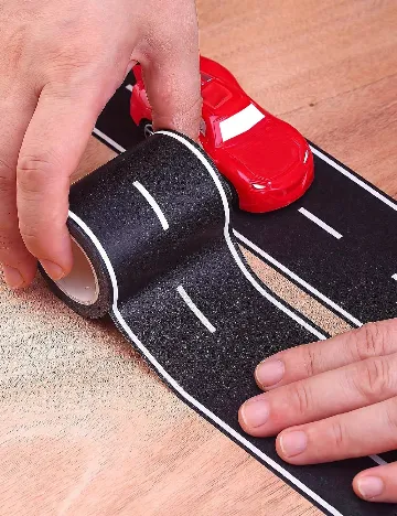 Bandă Washi SHEIN, negru