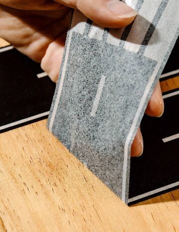 Bandă Washi SHEIN, negru