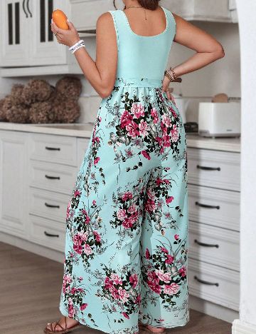 Salopeta SHEIN CURVE, turcoaz