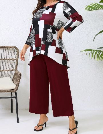 Compleu SHEIN CURVE, mix culori