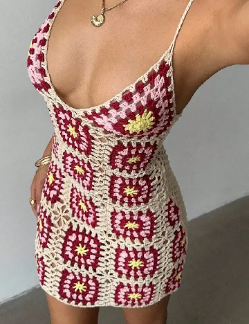 Rochie de plaja SHEIN, mix culori