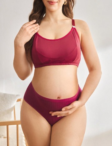 Sutien SHEIN Maternity Plus, rosu