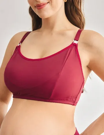 Sutien SHEIN Maternity Plus, rosu