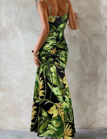 Rochie lunga SHEIN, verde