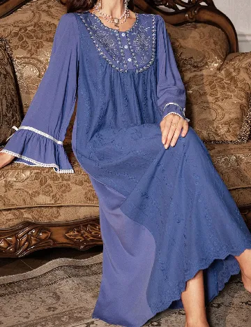 Rochie lunga SHEIN, albastru