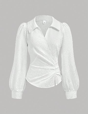 Bluza Shein Kids, alb