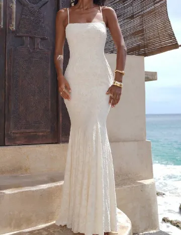 Rochie lunga SHEIN, ecru