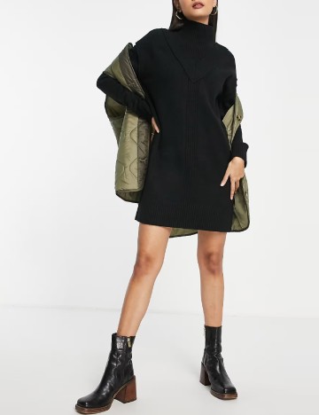 Rochie scurta River Island, negru