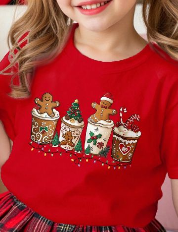 Tricou Shein Kids, rosu