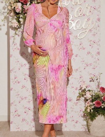 Rochie lunga SHEIN Maternity, roz