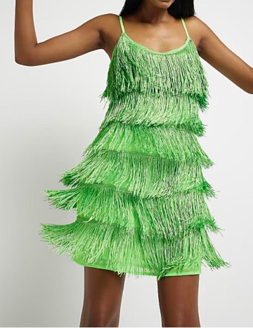 Rochie scurta River Island, verde
