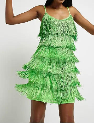 Rochie scurta River Island, verde