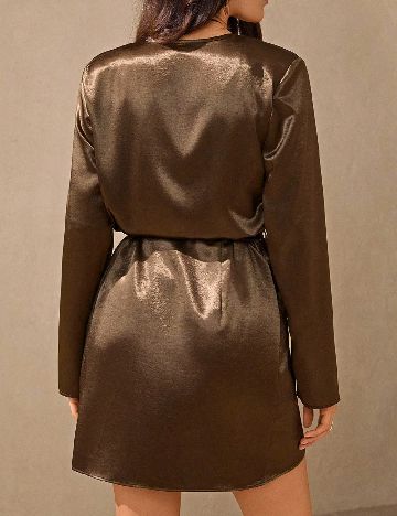 Rochie scurta SHEIN, maro