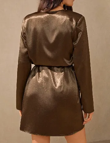 Rochie scurta SHEIN, maro