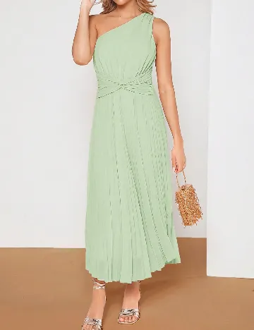 Rochie lunga SHEIN, verde