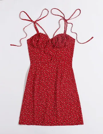 Rochie scurta SHEIN, rosu