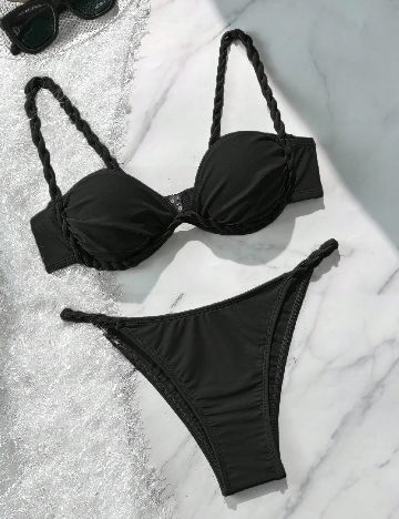 Costum de baie SHEIN, negru