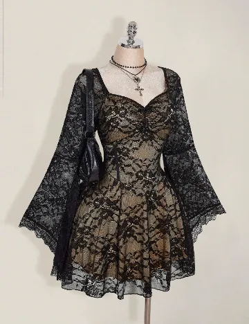 Rochie scurta SHEIN CURVE, negru