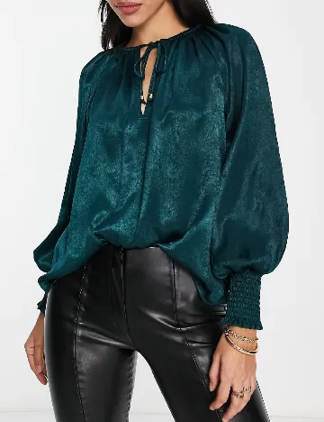 Bluza River Island, verde inchis