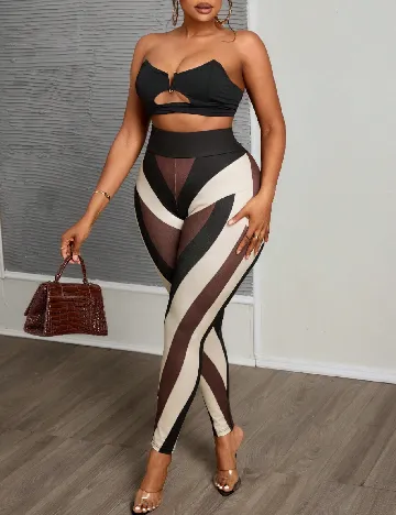 Pantaloni SHEIN CURVE, mix culori