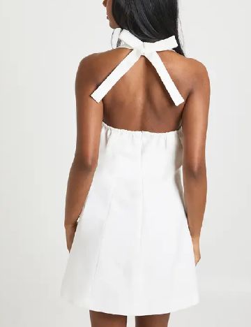 Rochie scurta Boohoo, alb