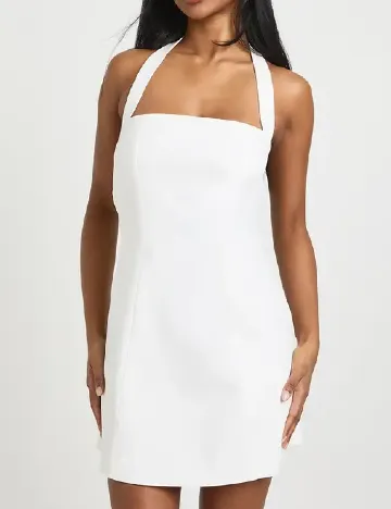 Rochie scurta Boohoo, alb