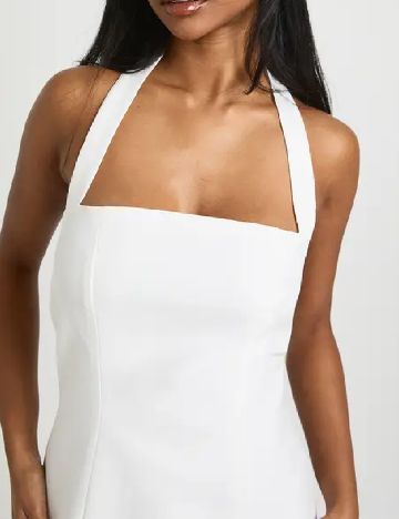 Rochie scurta Boohoo, alb