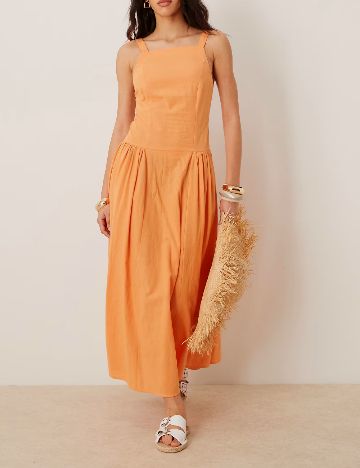 Rochie lunga ASOS, portocaliu