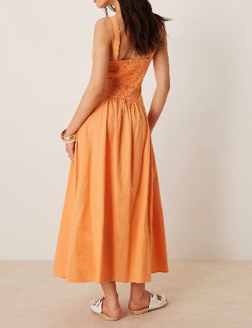 Rochie lunga ASOS, portocaliu