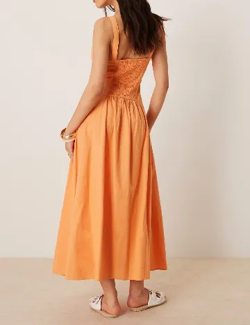 Rochie lunga ASOS, portocaliu