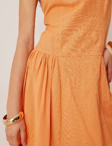 Rochie lunga ASOS, portocaliu