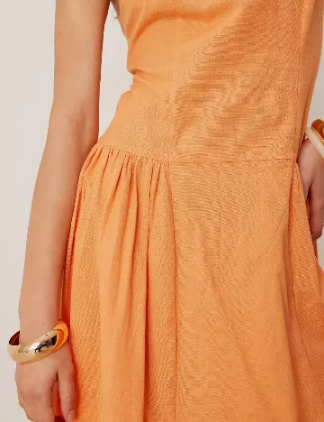 Rochie lunga ASOS, portocaliu