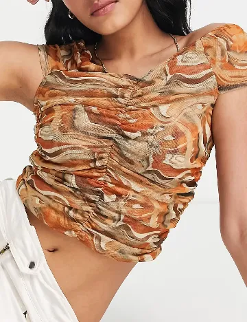 Top River Island, mix culori