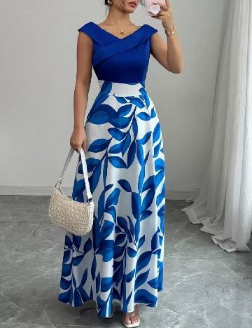 Rochie lunga SHEIN, albastru