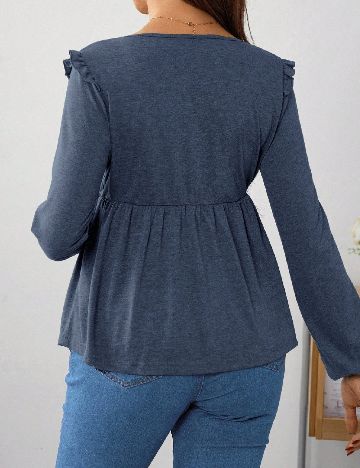 Bluza SHEIN Maternity, albastru