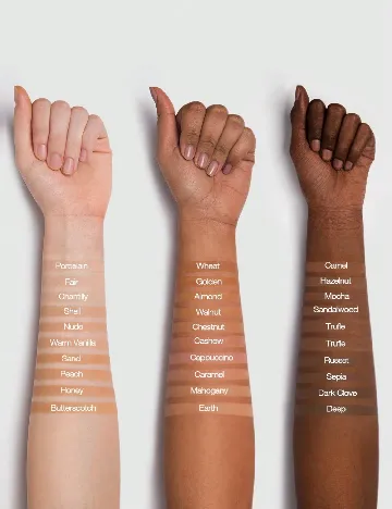 Fond de ten SHEIN, caramel