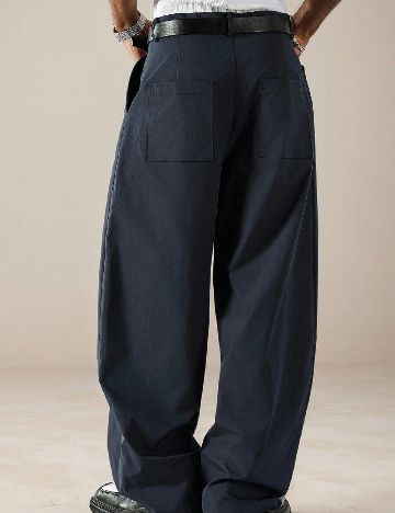 Pantaloni SHEIN, bleumarin