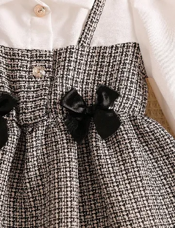 Rochie Shein Kids, alb/negru