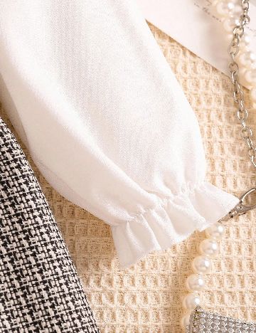 Rochie Shein Kids, alb/negru