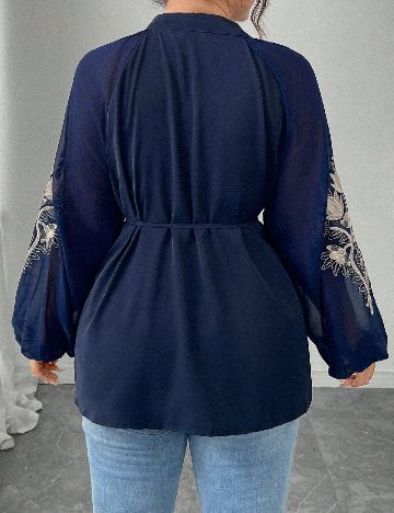 Bluza SHEIN CURVE, bleumarin