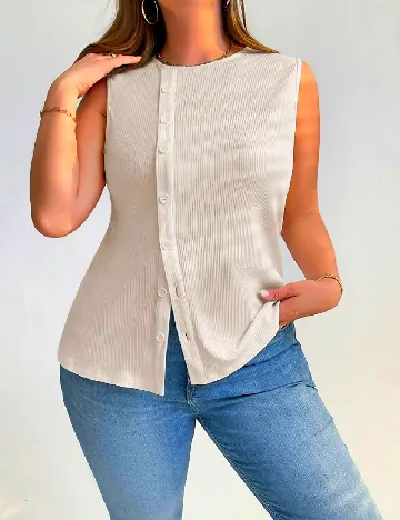 Bluza SHEIN CURVE, crem