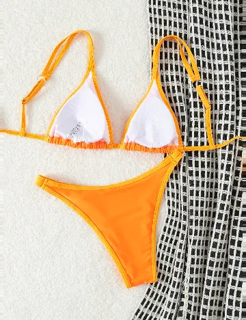 Costum de baie SHEIN, portocaliu