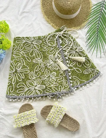 Fusta pantalon SHEIN, verde