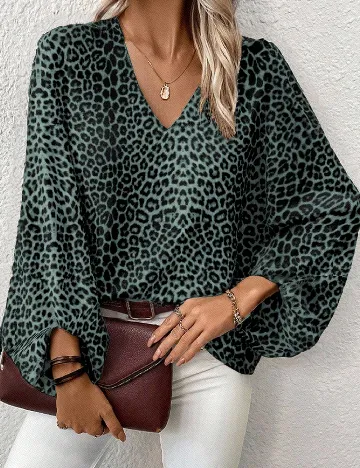 Bluza SHEIN CURVE, animal print