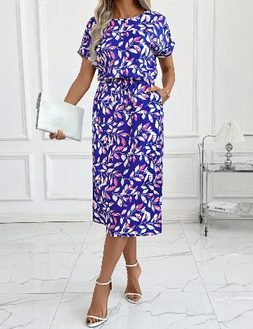 Rochie medie SHEIN, albastru