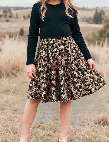 Rochie Shein Kids, floral print