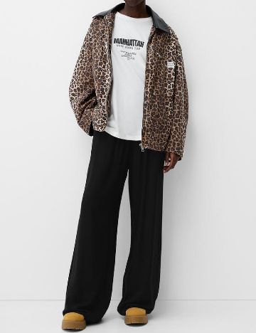 Pantaloni Bershka, negru